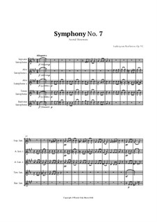 Teil II: Für Saxophon-Quintett by Ludwig van Beethoven