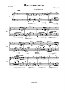Предчувствие весны, Ор.48: Предчувствие весны by Arangirowchik