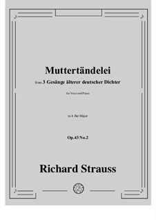 No.2 Muttertändelei: A flat Major by Richard Strauss