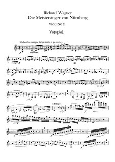 Vollständiger Oper: Violinstimme II by Richard Wagner