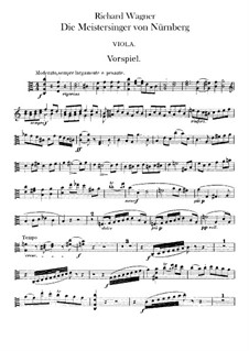 Vollständiger Oper: Violastimme by Richard Wagner
