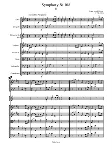 Sinfonie Nr.108 in B-Dur, Hob.I/108: Teil II by Joseph Haydn