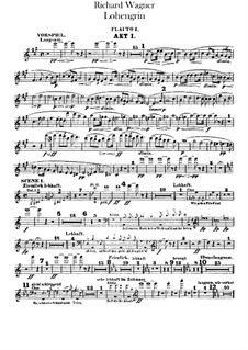 Vollständiger Oper: Flötenstimme by Richard Wagner