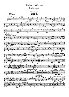 Vollständiger Oper: Trompetenstimmen by Richard Wagner