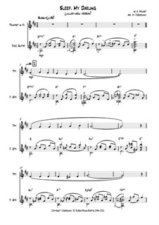 Wiegenlied, K.350: Advansed jazz version by Wolfgang Amadeus Mozart