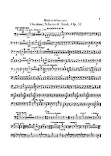 Ouvertüre, Scherzo und Finale, Op.52: Paukenstimme by Robert Schumann