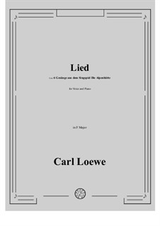 Lied: F-Dur by Carl Loewe