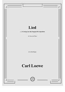 Lied: G flat Major by Carl Loewe