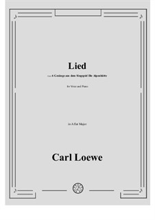Lied: A flat Major by Carl Loewe