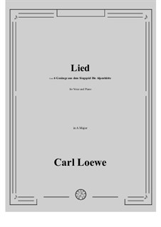 Lied: A-Dur by Carl Loewe