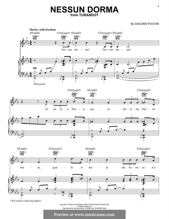 Turandot: Nessun dorma (Jackie Evancho) by Giacomo Puccini