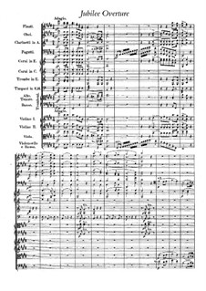 Jubel-Ouvertüre, J.245 Op.59: Vollpartitur by Carl Maria von Weber