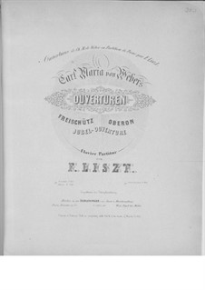 Jubel-Ouvertüre, J.245 Op.59: Für Klavier, S.576 by Carl Maria von Weber