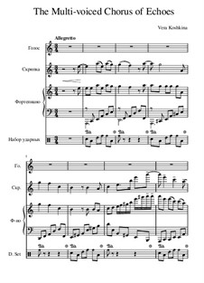 Mehrstimmiger Echo-Chor, Oр.20 No.5: Mehrstimmiger Echo-Chor by Vera Koshkina