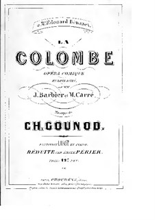 La colombe (The Dove): La colombe (The Dove) by Charles Gounod