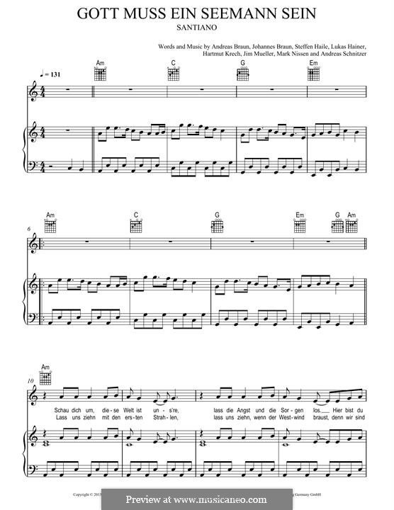 Gott muss ein Seemann sein (Santiano): Gott muss ein Seemann sein (Santiano) by Lukas Hainer