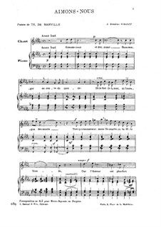 Aimons-nous: Aimons-nous by Camille Saint-Saëns