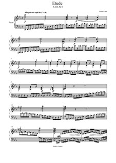 Études d'exécution transcendante, S.136: Etüde Nr.8 by Franz Liszt