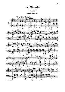 Vier Märsche, Op.76: Vollständiger Satz by Robert Schumann