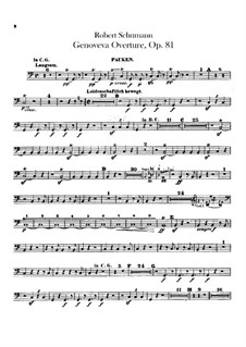 Genoveva, Op.81: Ouvertüre – Paukenstimme by Robert Schumann