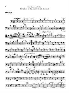 Aufforderung zum Tanze, J.260 Op.65: Für Orchester – Fagottstimmen by Carl Maria von Weber
