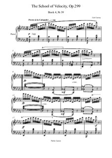 Übungen Nr.31-40: Exercise No.39 by Carl Czerny