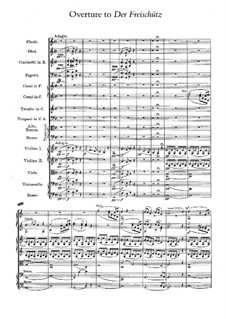 Ouvertüre: Vollpartitur by Carl Maria von Weber