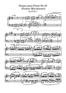Sonata para Piano No.18, Op.22 No.1: Primer Movimiento by Beautiful things Martínez