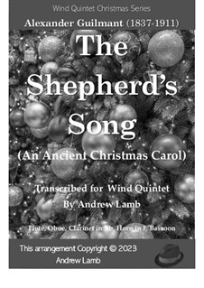 The Shepherd's Song: For wind quintet by Alexandre Guilmant