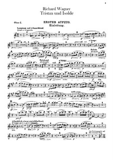 Vollständiger Oper: Oboen- und Englischhornstimmen by Richard Wagner