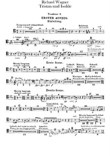 Vollständiger Oper: Posaunen- und Tubastimmen by Richard Wagner