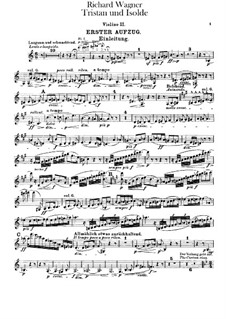 Vollständiger Oper: Violinstimmen II by Richard Wagner