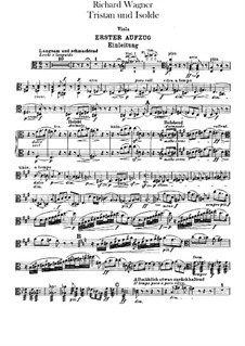 Vollständiger Oper: Bratschenstimmen by Richard Wagner