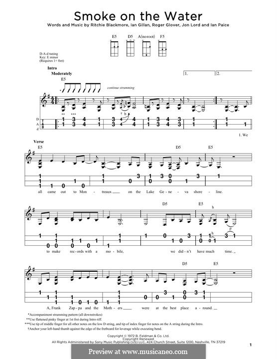 Instrumental version: For dulcimer by Ian Gillan, Ian Paice, Jon Lord, Ritchie Blackmore, Roger Glover