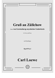 No.1 Gruß an Züllchow: D flat Major by Carl Loewe