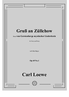 No.1 Gruß an Züllchow: B flat Major by Carl Loewe