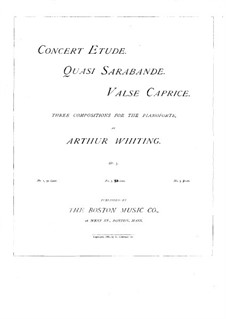 Quasi Sarabande, Op.5 No.2: Quasi Sarabande by Arthur Battelle Whiting