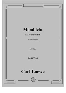 No.1 Mondlicht: C-Dur by Carl Loewe