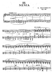 Nr.3 Nenia: Nr.3 Nenia by Giovanni Sgambati