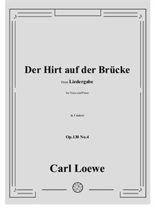 No.4 Der Hirt auf der Brücke: F minor by Carl Loewe