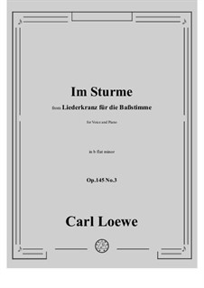 No.3 Im Sturme: B flat minor by Carl Loewe