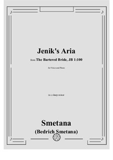 Jenik's Aria: C sharp minor by Bedřich Smetana