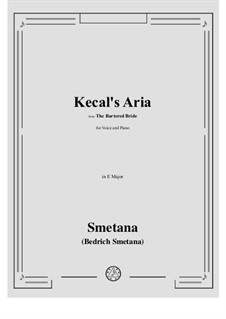 Kecal's Aria: E major by Bedřich Smetana