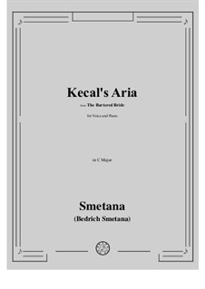 Kecal's Aria: C-Dur by Bedřich Smetana
