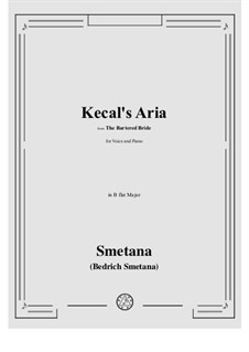 Kecal's Aria: B flat major by Bedřich Smetana