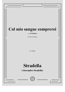 Il Floridoro: Col mio sangue comprerei in c minor by Alessandro Stradella