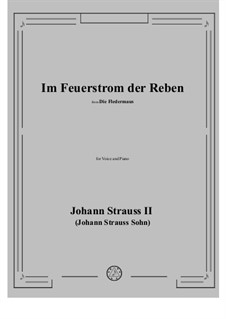 Die Fledermaus: Im Feuerstrom der Reben (No.11) by Johann Strauss (Sohn)