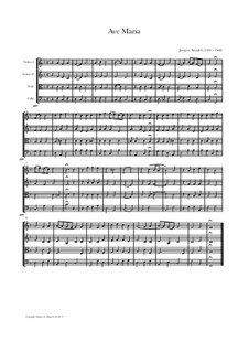 Ave Maria: Für Streichquartett by Jakob Arcadelt