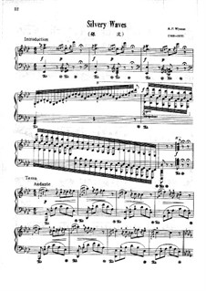Silvery Waves: Für Klavier by Addison Wyman