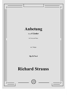 No.4 Anbetung: C-Dur by Richard Strauss
